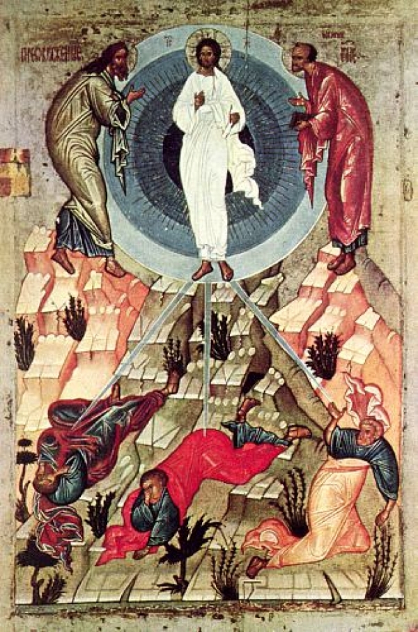 Преображение Господне (Икона, Новгород, XV век)